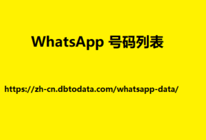 WhatsApp 号码列表
