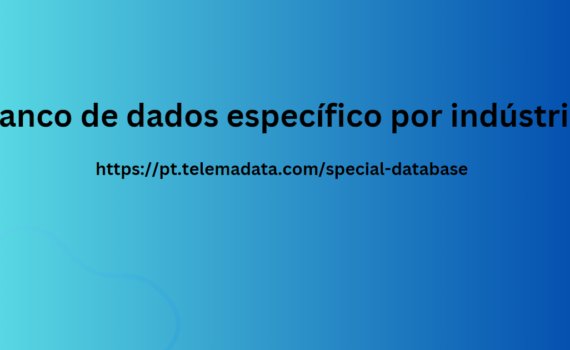 Banco de dados específico por indústria