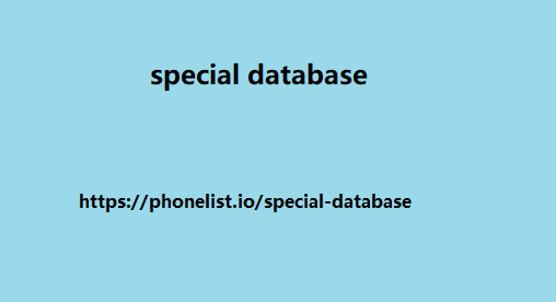 special database